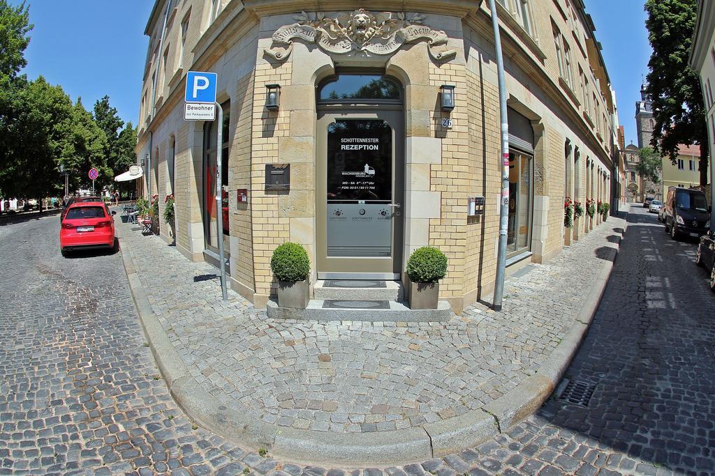 Schottennester Schlafen An Der Kraemerbruecke Erfurt Exterior photo
